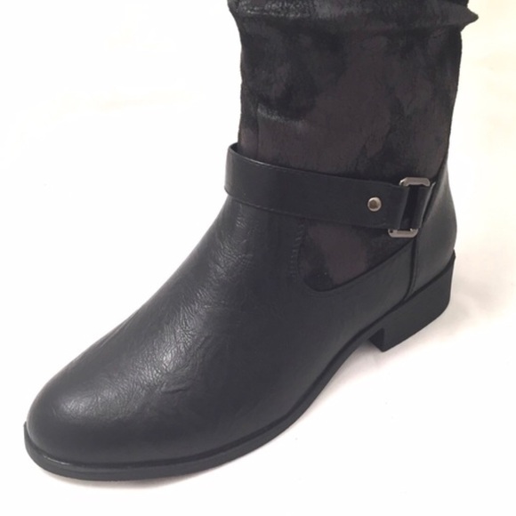 Pierre Dumas Black Riding Style Boot - Picture 3 of 5
